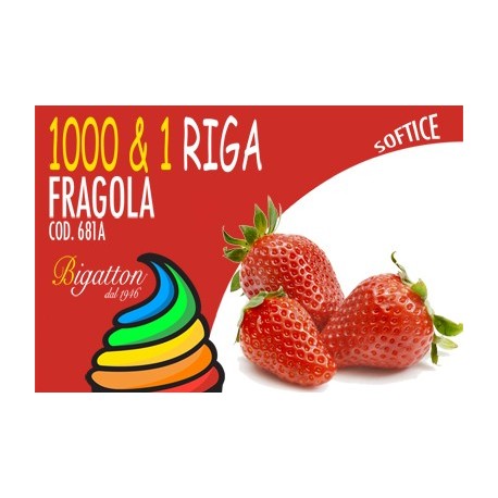 1000 & 1 Linha Morango Bigatton — etiqueta do produto