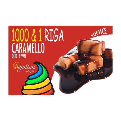 1000 & 1 Riga Caramel Bigatton 7 kg — product label