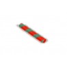 Short decorative wafer rolls Orange Kiwi — green and red wafer roll