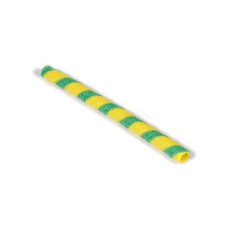 Long decorative wafer rolls Kiwi Banana — long green and yellow wafer roll