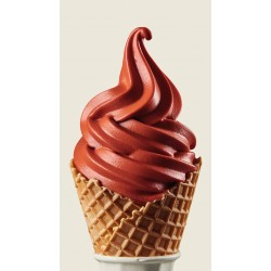Soft Red Velvet 500 Bigatton — gelato soft Red Velvet in cono