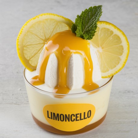 Pâte aromatisante Limoncello Bigatton - glace au limoncello en coupe
