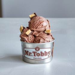 Pasta Mr Tobby Bigatton — presentación de helado en copa