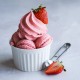 Pronto Ice Strawberry Bigatton — presentation in cup