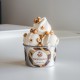 White bacio paste Bigatton — white bacio ice cream in cup