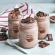 Mousse Chocolat Bigatton — présentation en verrines avec copeaux de chocolat