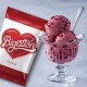 Pronto Ice Mora Bigatton — gelato alla mora in coppetta in coppa di vetro con confezione