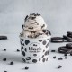 Pâte aromatisante Black Cookies Bigatton — glace Black Cookies en coupe avec éclats de chocolat