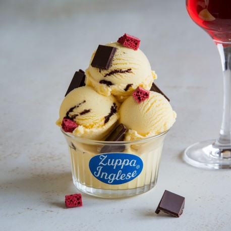 Pasta zuppa inglese Bigatton — gelato alla zuppa inglese in coppa