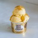 Pasta aromatizzante Ovo Ovo Creme Bigatton — gelato servito in coppetta