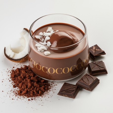 Variegato Cioccococco Bigatton — variegato cioccococco em taça com chocolate e coco ralado