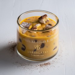 Variegato Tiramisù Bigatton — apresentação do variegato em taça
