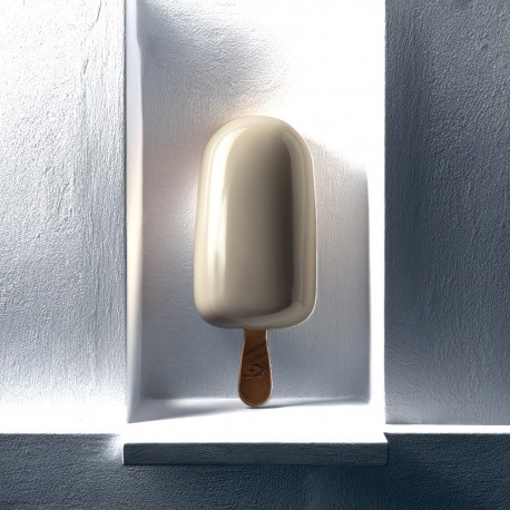 Cobertura Stracciatella Blanca Bigatton — helado en palo