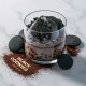 Variegato Black Cookies Bigatton — en coupe avec biscuits