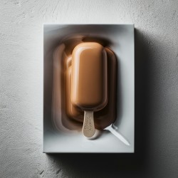 Copertura Caramel Bigatton — glace sur bâtonnet