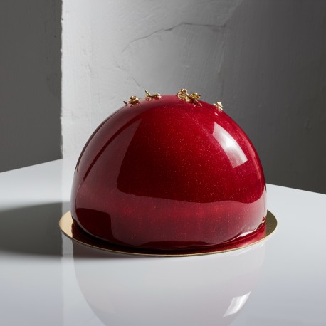 Brillant Trasparente Fragola Bigatton — presentazione su dessert