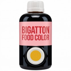 Colorant Jaune Liquide Bigatton 1 kg — conditionnement en bouteille