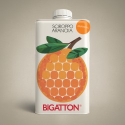 Sirope Naranja Bigatton — envase en bidón de 7 kg