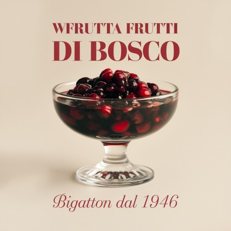 Wfrutta Waldfrüchte Bigatton — Präsentation in Glasschale