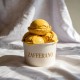 Pâte aromatisante Safran Bigatton — glace au safran en coupe