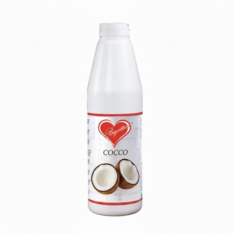 Kokosnuss-Topping 9A Bigatton — 1.1-kg-Flasche Vorderansicht