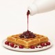 Amarena Topping 1N Bigatton — topping poured over waffles