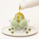 Topping Mango 25A Bigatton — topping vertido sobre gelado
