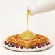 Pineapple Topping 2N Bigatton — topping poured over waffle