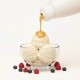Pineapple Topping 2N Bigatton — topping poured over ice cream