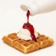 Topping Framboise 13N Bigatton — topping versé sur gaufres