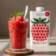 Granité à la fraise préparé avec le Sirop Fraise Bigatton
