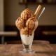 Presentación de helado Croccantino al Ron – elaborado con pasta aromatizante Bigatton