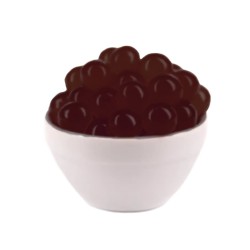 Popping Bobas Cioccolato Bigatton — presentazione in coppetta