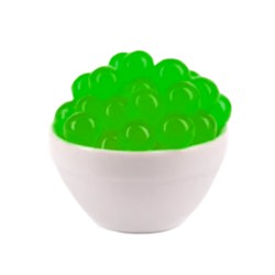 Green Apple Popping Bobas Bigatton — bowl presentation