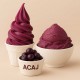 Pronto Ice Acai Bigatton — taças com gelados de diferentes texturas e taça de açaí