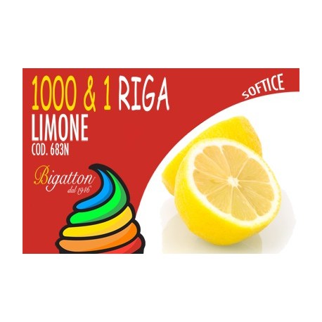 1000 & 1 Riga Limão Bigatton 7 kg — rótulo do produto