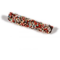 Jolly Sprinkles Wafer Rolls Bigatton — wafer roll coated with sprinkles