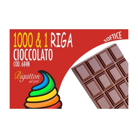 1000 & 1 Riga Chocolate Bigatton 7 kg — etiqueta del producto